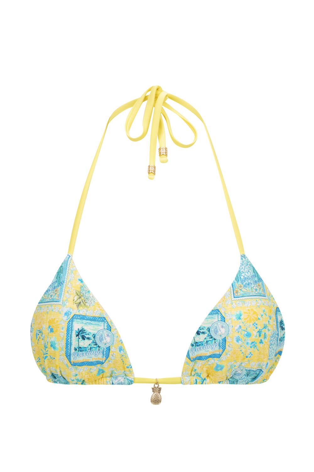 Palermo Triangle Bikini Top - Limone