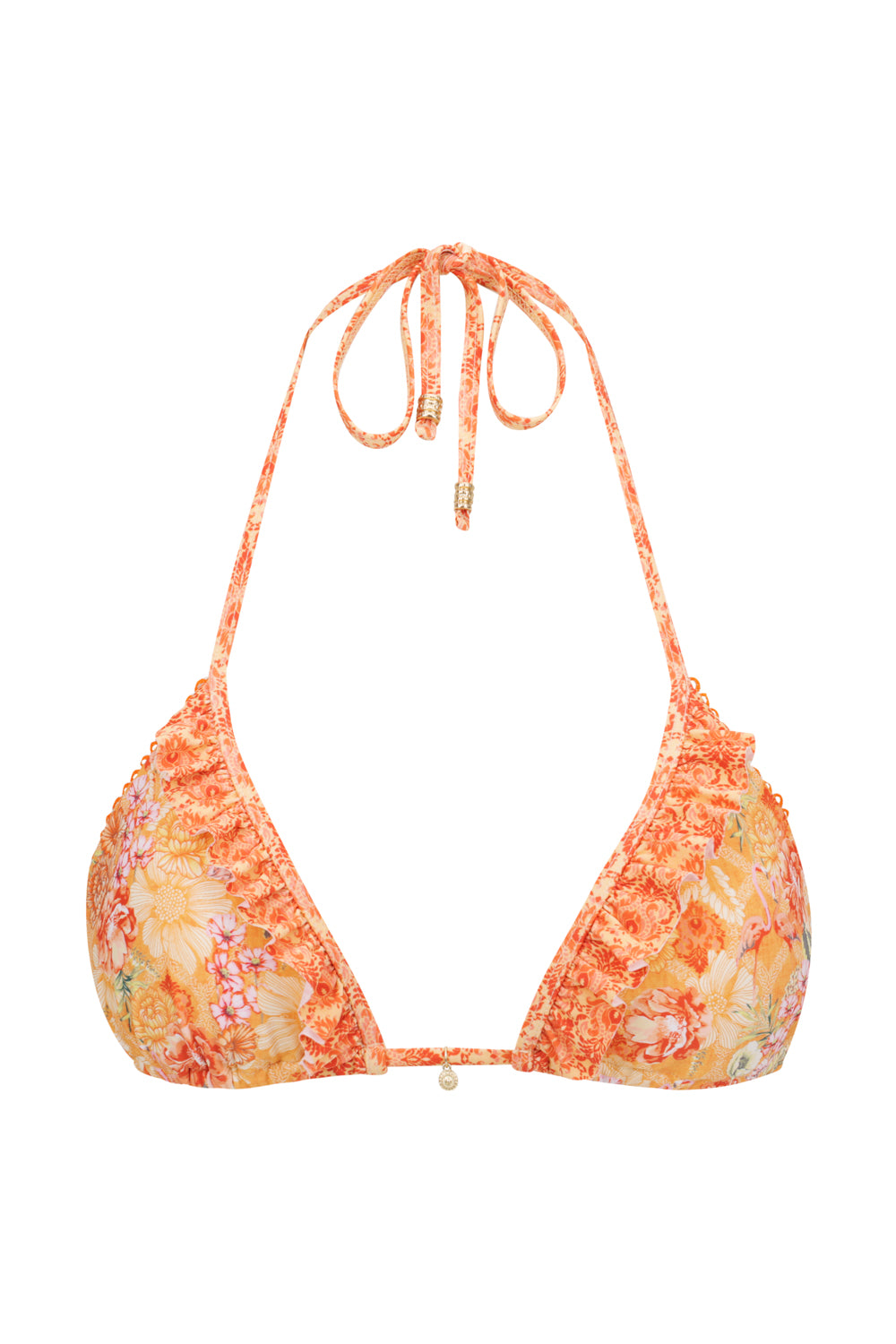 Palermo Triangle Bikini Top - Tangello