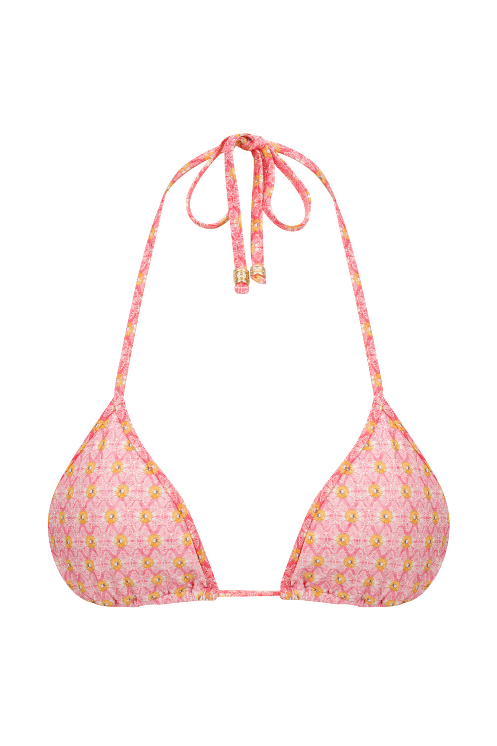 Palermo Triangle Bikini Top - Geo Rosa