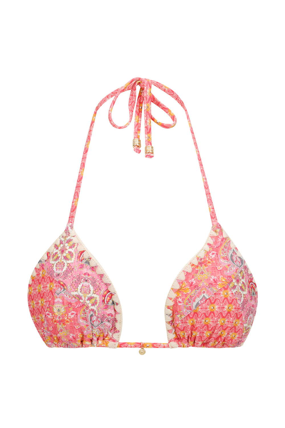 Palermo Triangle Bikini Top - Tulum Patchwork