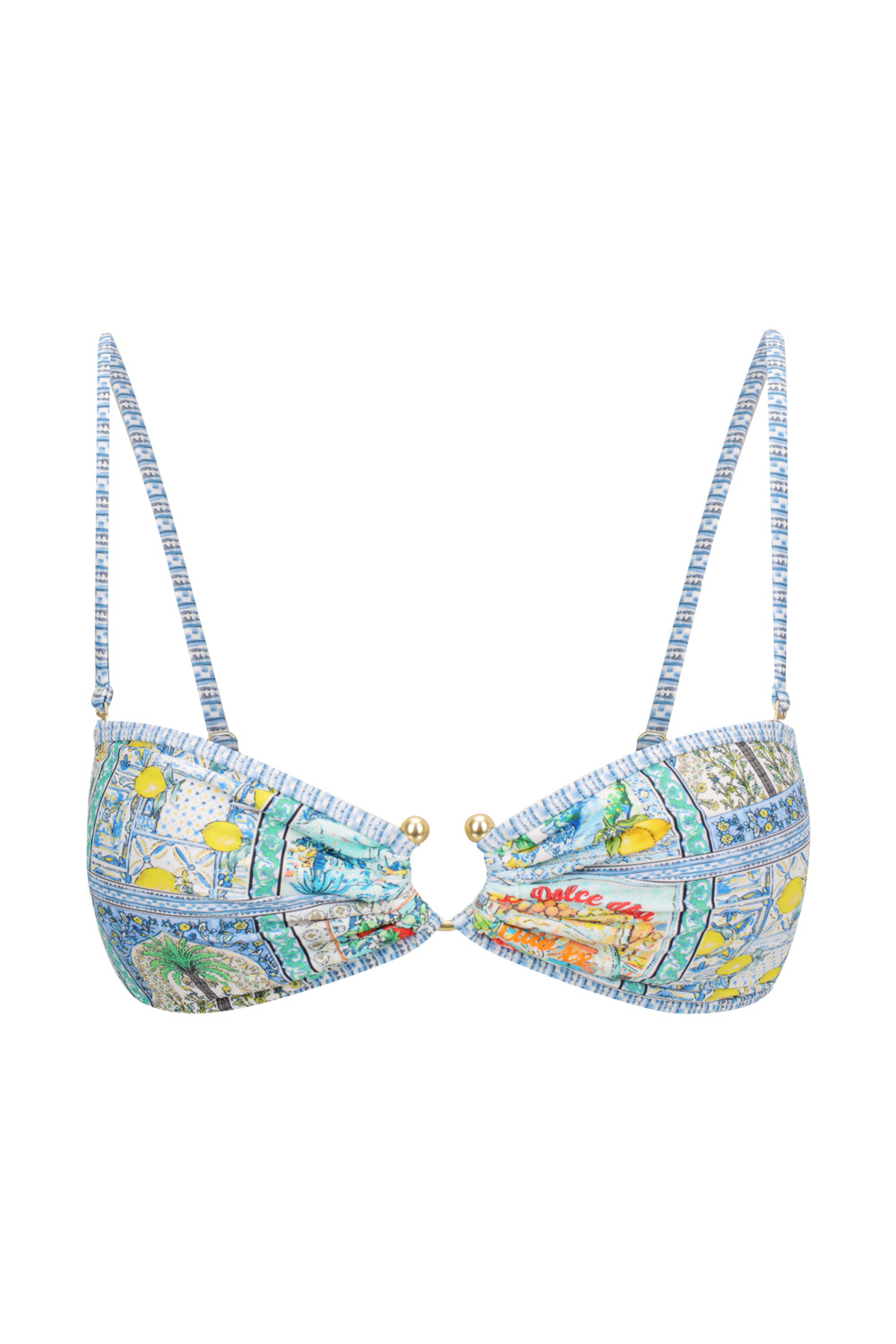 Siena Bandeau Bikini Top - Taormina