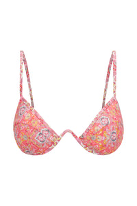 Positano Underwire Bikini Top - Tulum Patchwork