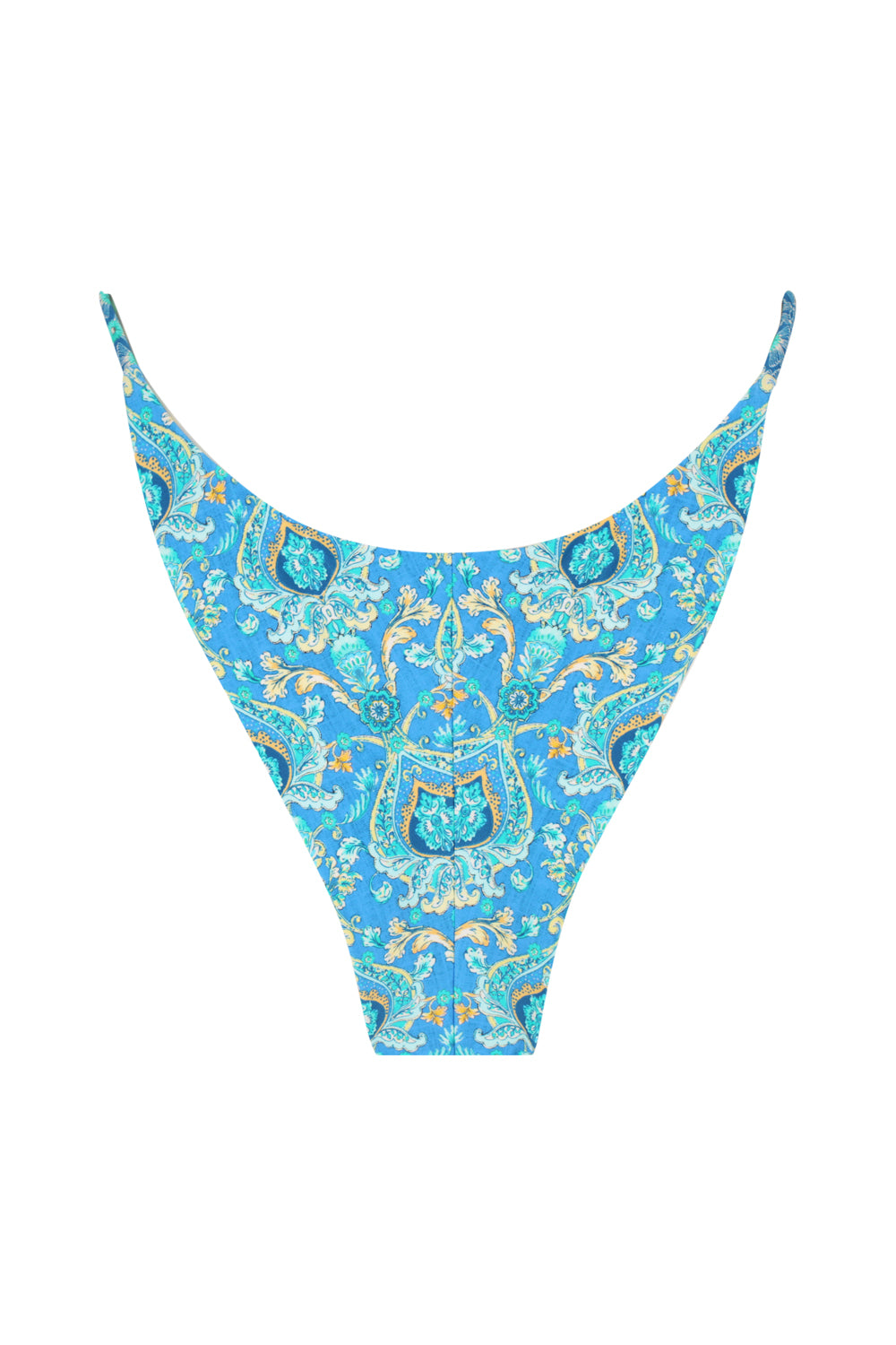 Cocoa Bikini Bottom - Aqua Patchwork