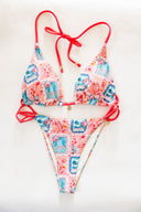 Extra Coverage Triangle Bikini Top - Rosa