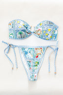Cheeky Tie Side Bikini Bottom - Taormina
