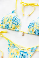 Palermo Triangle Bikini Top - Limone-Bikini Top-RÍDA